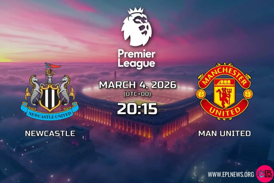 ตัวอย่าง Newcastle vs Manchester United: Howe vs Carrick ที่ St. James’ Park