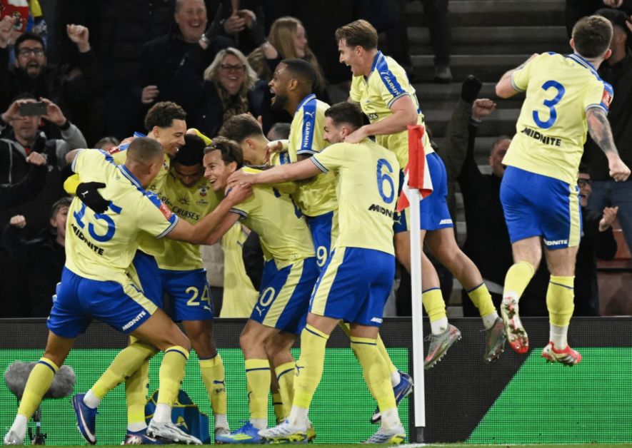 สรุปผลเอฟเอ คัพ: เซาแธมป์ตัน อาร์เซนอลตะลึง, แมนฯ ซิตี้ ฟาดแข้ง ลิเวอร์พูล, เชลซี ผ่านพอร์ทเวล