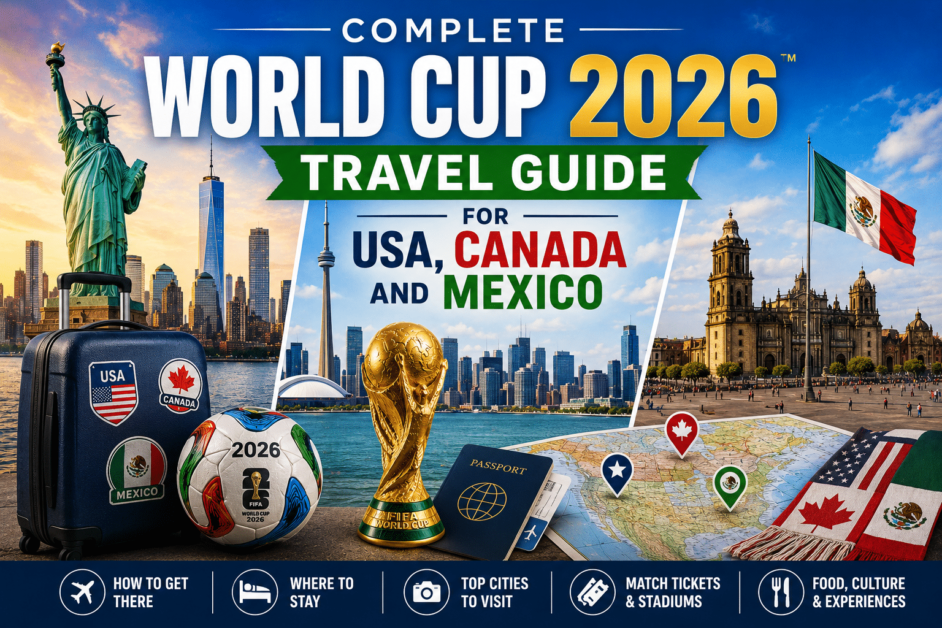 คู่มือการท่องเที่ยวฟุตบอลโลกปี 2026 ฉบับสมบูรณ์สำหรับสหรัฐอเมริกา แคนาดา และเม็กซิโก